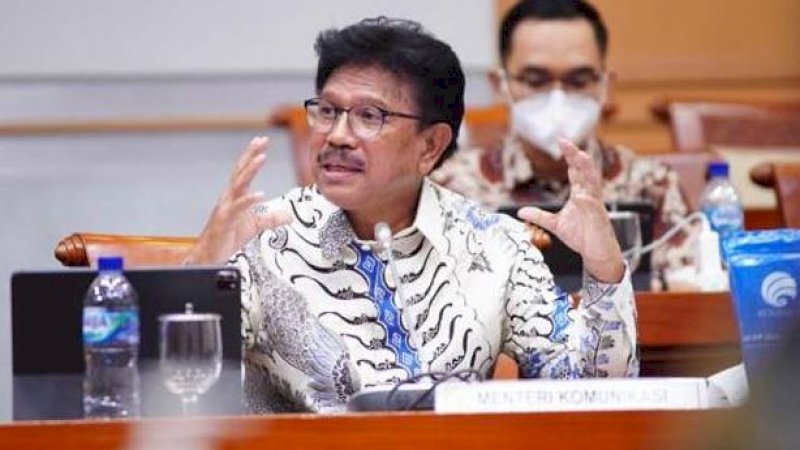 Menteri Komunikasi dan Informatika (Menkominfo), Johnny Gerard Plate. (Foto: Kastara)