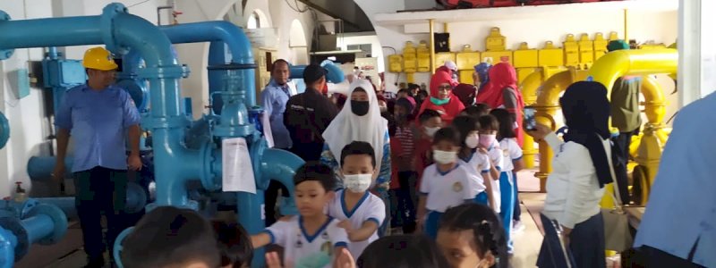 Perumda Air Minum Kota Makassar Perkenalkan  Program Water Education ke Murid SD Pertiwi