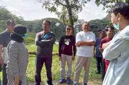 Andi Amran Sulaiman Tinjau Lokasi Pembangunan Gedung GPA di Kampus Unhas