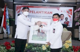 Dilaksanakan di Rujab Bupati, Pelantikan PMI Jeneponto Dihadiri Adnan Purichta Ichsan