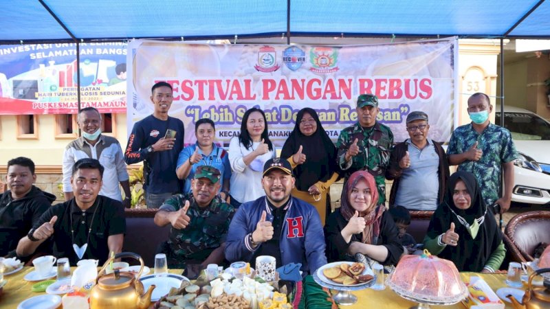 Camat Panakukkang, Andi Pangeran Nur Akbar hadiri kegiatan Makassar Festival Rebus, (27/3/22).