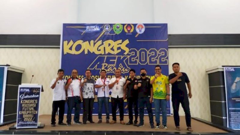 Kongres Asosiasi Futsal Kabupaten (AFK) Barru berlangsung pada Ahad (27/3/2022) kemarin.