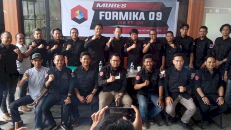 Mubes pertama Formika 09 digelar di Kafe Plazgozz, Jalan Yusuf Dg. Ngawi, Kota Makassar, Ahad (27/3/2022).