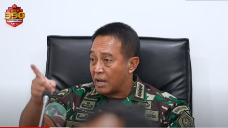Panglima TNI Jenderal Andika Perkasa. (Foto: Tangkapan layar YouTube YouTube Jenderal TNI Andika Perkasa)