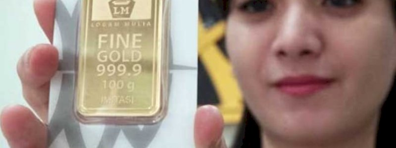 Harga Emas Antam turun