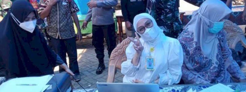 Ramadan, Vaksinasi Warga Tanete Rilau Barru Jalan Terus
