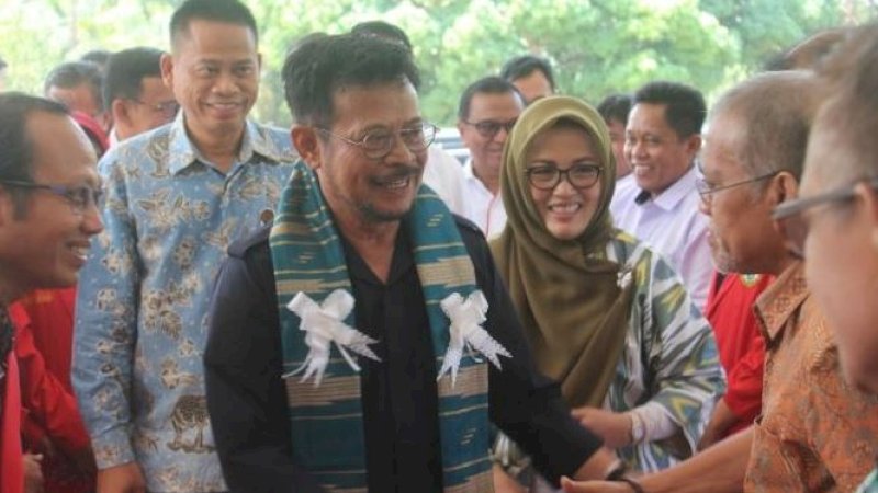 Menteri Pertanian, Syahrul Yasin Limpo, saat berkunjung ke Universitas Hasanuddin (Unhas), beberapa waktu lalu.