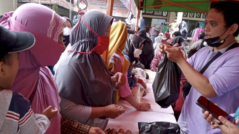 Pasar tani holtikultura pada bazar Ramadhan pada tahun 2022.