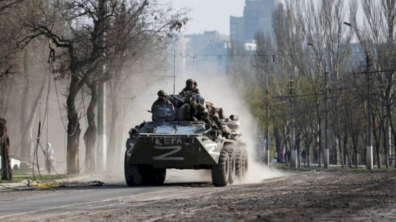 Pasukan Rusia di Ukraina (foto BBC)