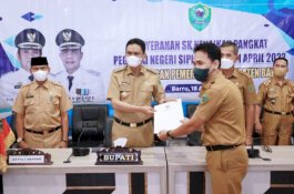 478 ASN Pemkab Barru Naik Pangkat