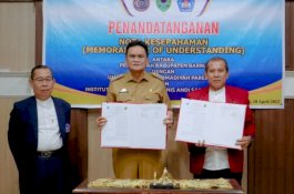 Dua Kampus Swasta Teken Kerja Sama dengan Pemkab Barru