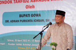 Pembangunan Masjid Pondok Tahfidz Ashabul Jannah Dukung Program Keagamaan Pemkab Gowa