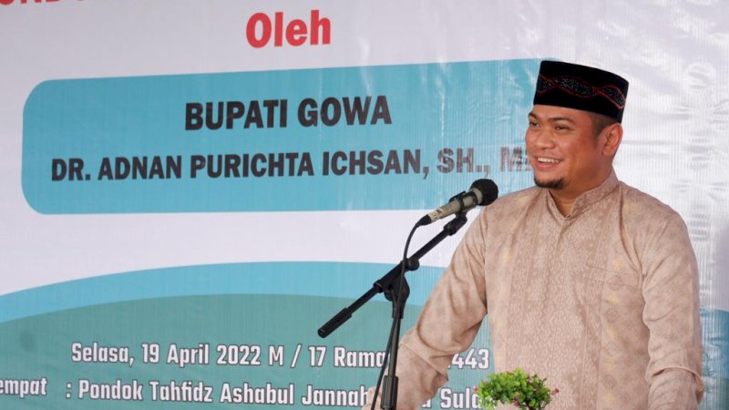 Pembangunan Masjid Pondok Tahfidz Ashabul Jannah Dukung Program Keagamaan Pemkab Gowa