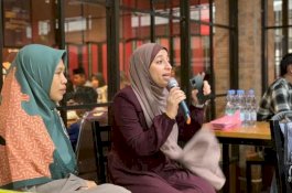 Gelar Bukber, FLP Sulsel Hadirkan Syekhah Palestina