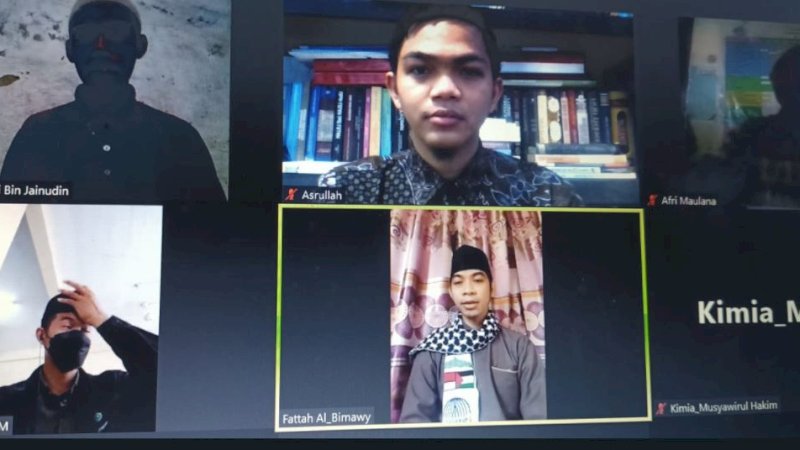 Lembaga Debat Hukum dan Konstitusi Fakultas Hukum Universitas Hasanuddin(Ledhak FH-UH) menggelar Tadabbur Konstitusi RI, Sabtu (23/4/2022). 