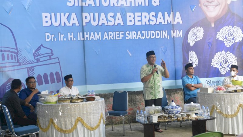 Silaturahmi dan Buka Puasa Bersama Ilham Arief Sirajuddin di Soppeng, Selasa (26/4/2022)