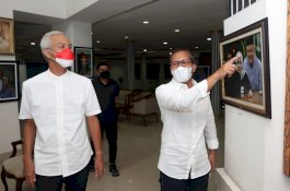 Disambut Hangat,  Danny Silaturahim dengan Ganjar Pranowo dan Anies Baswedan