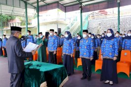 Pakai Seragam Korpri Baru, 158 CPNS Formasi Tahun 2019 Resmi Dilantik Jadi PNS