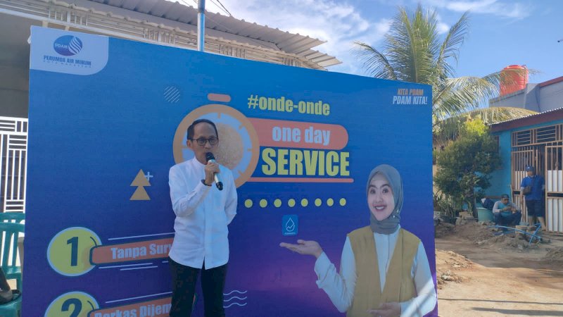 Penjabat Direktur Tehnik PDAM Makassar, Arifuddin Hamarung.