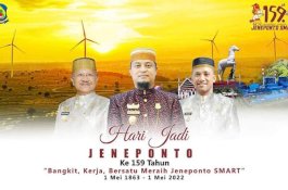 HUT Jeneponto Ke 159, Bupati Jeneponto Sambut Gubernur Andi Sudirman Sulaiman