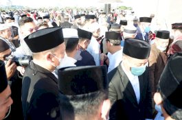 Bersama Pejabat dan Tokoh Sulsel, Kabag TU Kemenag Sulsel Salat Idulfitri di CPI