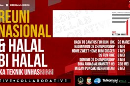 Digelar Pekan Ini, Intip Rangkaian Acara Reuni Nasional 2022 IKA Teknik Unhas