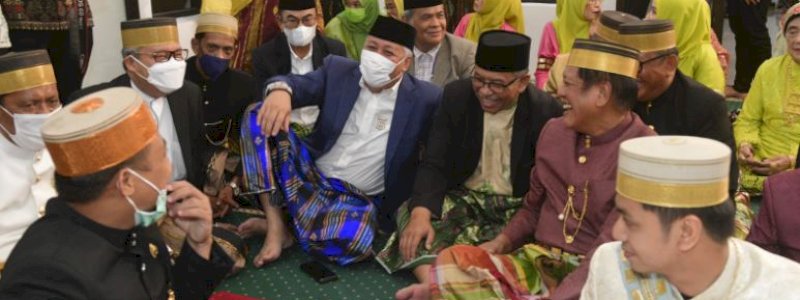 Empat Figur Cagub Sulsel Ngobrol Santai di Akad Nikah Putra Bupati Soppeng