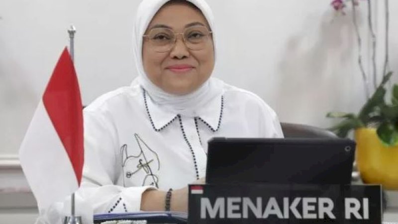Menteri Ketenagakerjaan (Menaker), Ida Fauziyah.