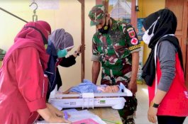 Satgas TMMD Kodim 1406/Wajo Sosialisasi Pentingnya Gizi ke Masyarakat