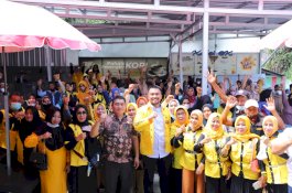 Zulham Arief Sosialisasikan Airlangga Hartarto Calon Presiden di Kota Parepare