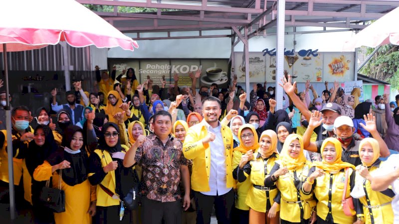 Zulham Arief Sosialisasikan Airlangga Hartarto Calon Presiden di Kota Parepare
