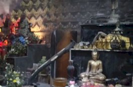Vihara Girinaga Kebakaran Usai Ibadah Waisak, Diduga karena Lilin Jatuh