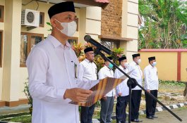 Jajaran ASN Kemenag Wajo Ikuti Upacara HKN Tingkat Kabupaten