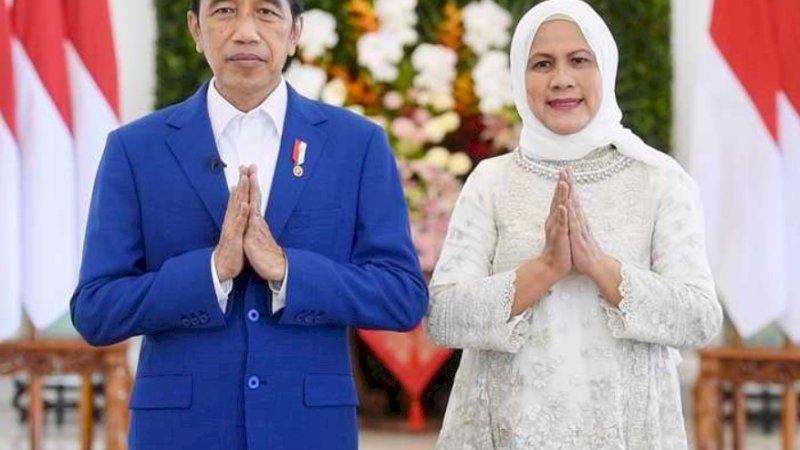 Presiden Joko Widodo dan Ibu Negara Iriana. (Foto: Sekretariat Presiden)