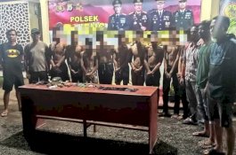 Miliki Panah, Sembilan Remaja di Gowa Ditangkap Polisi