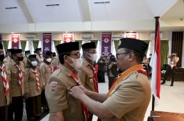 Suaib Mansur Resmi Dilantik Pimpin Kwartir Cabang Gerakan Pramuka Luwu Utara