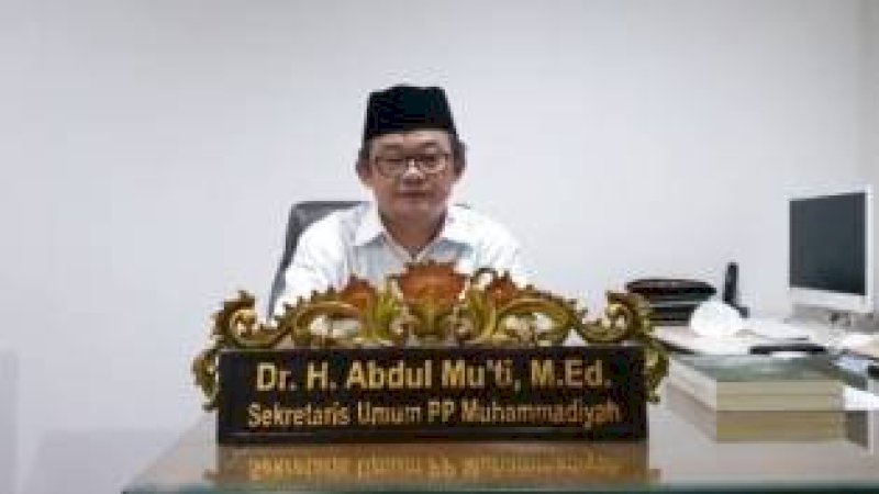 Sekretaris Umum Pimpinan Pusat (PP) Muhammadiyah, Abdul Mu`ti. (Sumber: PP Muhammadiyah)