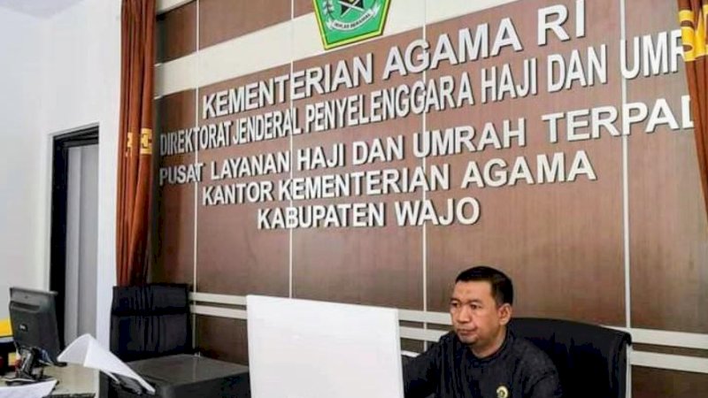 Aktivitas di Kantor Kementerian Agama (Kemenag) Kabupaten Wajo, Sulawesi Selatan, Jumat (27/5/2022).
