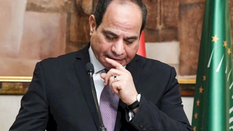 Presiden Mesir, Abdel Fattah Al-Sisi. (Foto: Issouf Sanogo/AFP via Getty Images)