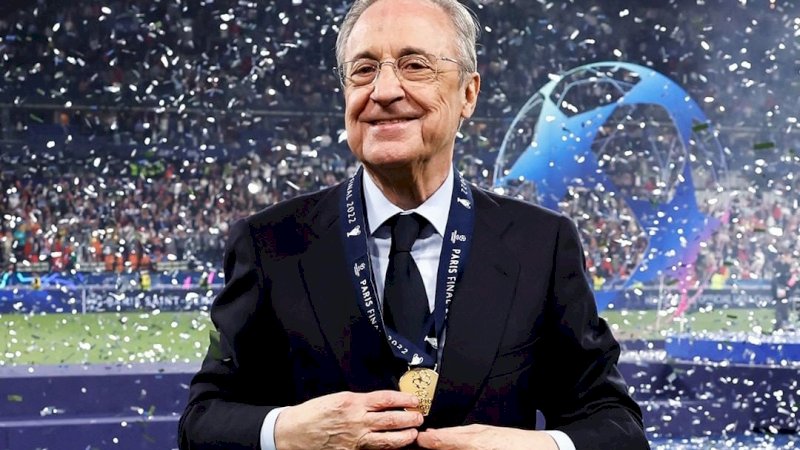 Madrid Juara Liga Champions, Florentino Perez: Hari Ini Mbappe Dilupakan