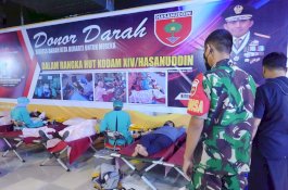 MaRI-Kodam XIV Hasanuddin Gelar Bakti Sosial Donor Darah
