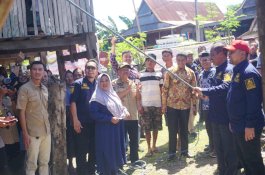 10 Tahun Baru Dibedah, Pemkab Jeneponto Launching RTLH Antama Balla-Ki di Desa Turatea