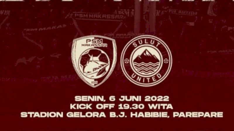 Uji coba PSM Makassar vs Sulut United 