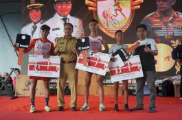 10 Unit Benelli Motobi 152 Berhasil dibagikan Pada Event Kapolrestabes Cup