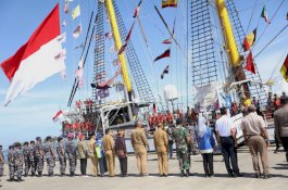 Mewakili Wali Kota Makassar, Sekda Hadiri Pelepasan Muhibah Budaya Jalur Rempah
