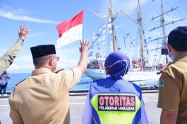 Wabup Gowa Ikut Serta Lepas Pelayaran Muhibah Budaya Jalur Rempah