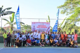 Kapolres Barru Buka Turnamen Tenis Lapangan HUT Bhayangkara Ke-76