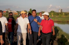 Amran Sulaiman dan Danny Pomanto Berkunjung ke Lokasi Rencana Pembangunan Masjid Terbesar di Makassar