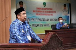 Bupati Maros Gelar Rapat Evaluasi Capaian PAD, Minta Semua OPD Berintegritas