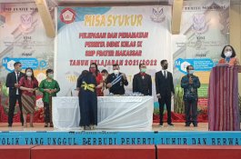 SMP Frater Makassar Menamatkan 249 Siswa Tahun Ajaran 2021/2022